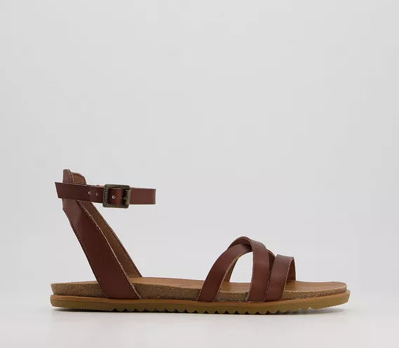 Womens Blowfish Malibu Maylie Sandals Whiskey Dyecut