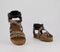 Womens Blowfish Malibu Fandie Sandal Black Leopard