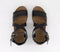 Womens Blowfish Malibu Fandie Sandals Black Dyecut