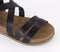 Womens Blowfish Malibu Fandie Sandals Black Dyecut