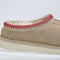 Womens UGG Tasman II Slippers Sand Dark Cherry UK Size 5