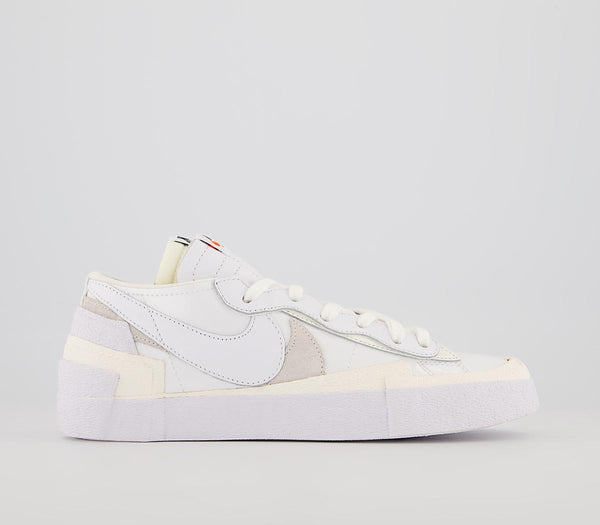 Mens Nike Blazer Low Sacai White Sail White Uk Size 7