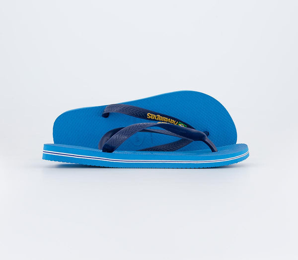 Havaianas Brasil Logo Flip Flop Turquoise Turquoise