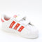 Kids adidas Superstar Led Lights Infant Trainers Black Bright Red White UK Size 8infant