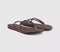 Womens Havaianas Slim Glitter II Flip Flops Dark Brown