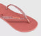 Womens Havaianas Slim Glitter II Flip Flops Canyon Clay