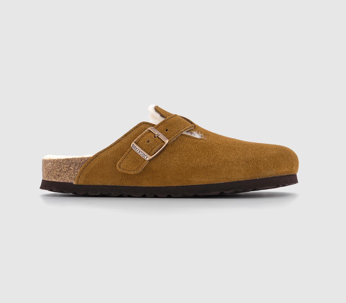 Womens Birkenstock Boston Shearling Mink Uk Size 7