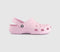 Womens Crocs Classic Clogs Pink Milk