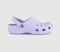 Womens Crocs Classic Clogs Purple Halo