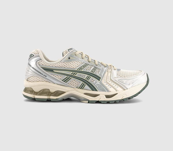  Asics Gelkayano 14 Trainers Birch Dark Pewter Uk Size 5