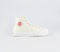 Odd Sizes - Kids Converse All Star Eva Lift Hi Jnr Egret Vintage White Peach Dream - UK Sizes Right 4Left 5