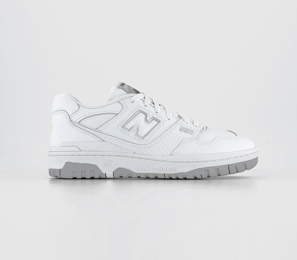 Odd sizes - New Balance BB550 White Grey UK Sizes Right 8/Left 7