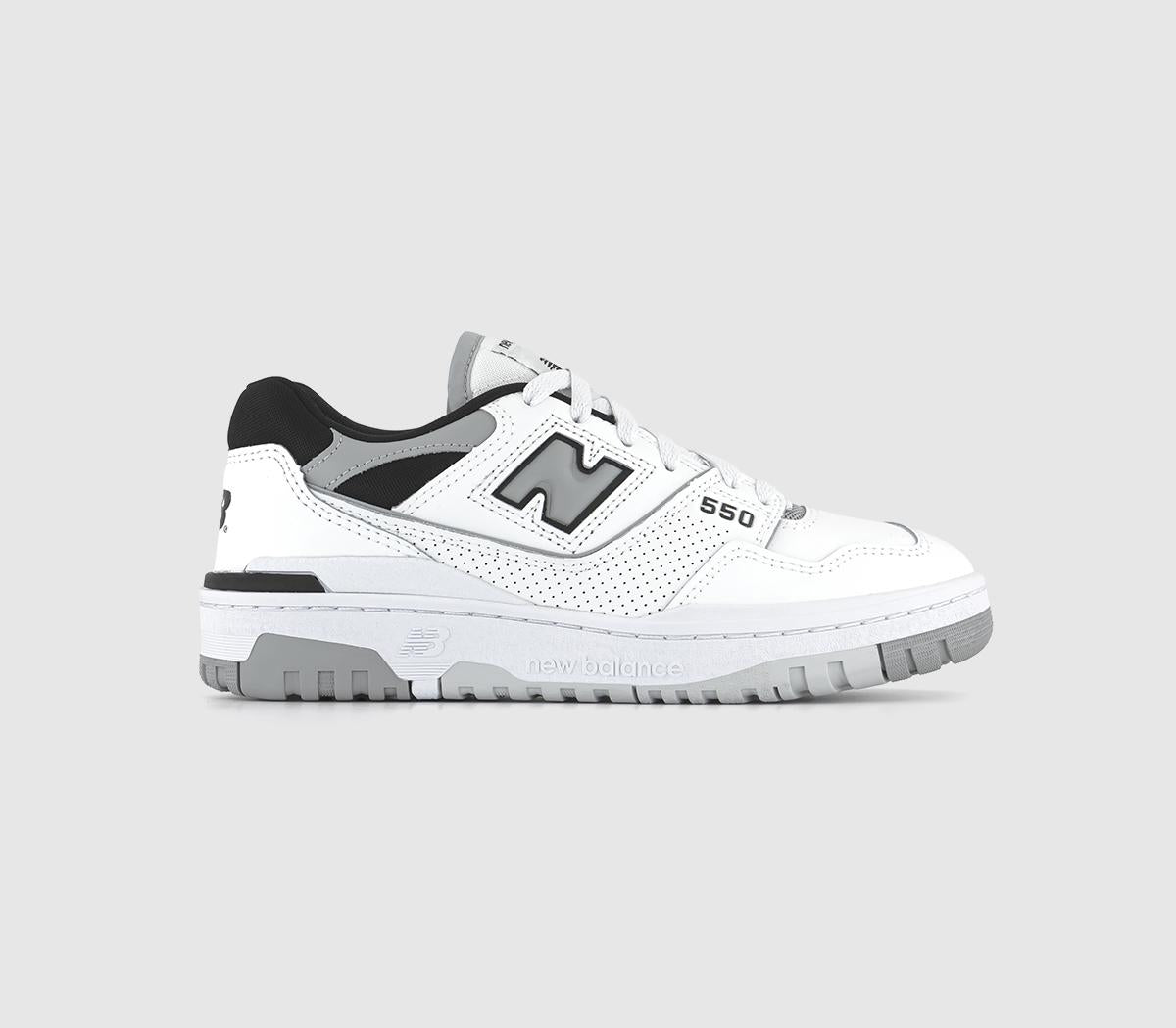 Odd sizes - New Balance BB550 White Grey Black Uk Sizes Right 4/Left 5