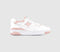 Odd sizes - New Balance BB550 White Pink White Uk Sizes Right 6/Left 5