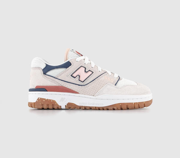 New Balance Bb550 Sea Salt Navy Red Uk Size 5.5