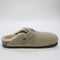 Womens BIRKENSTOCK Boston Shearling Clogs Taupe UK Size 5.5 EU39
