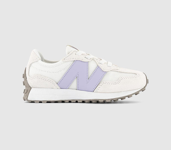 Kids New Balance 327 Trainers Bright Lavender