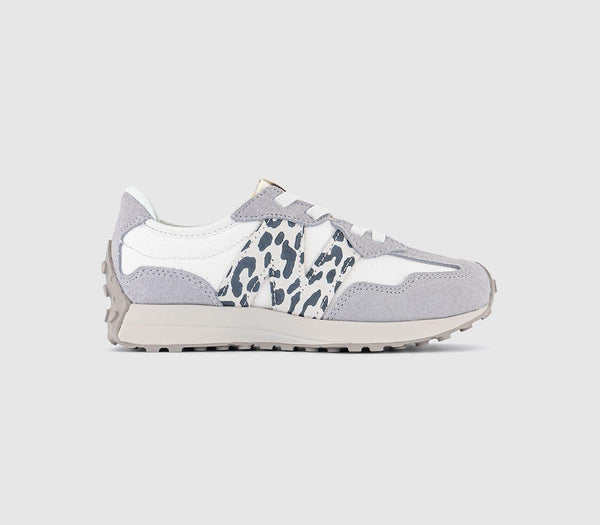 Kids New Balance 327 Raincloud Leopard