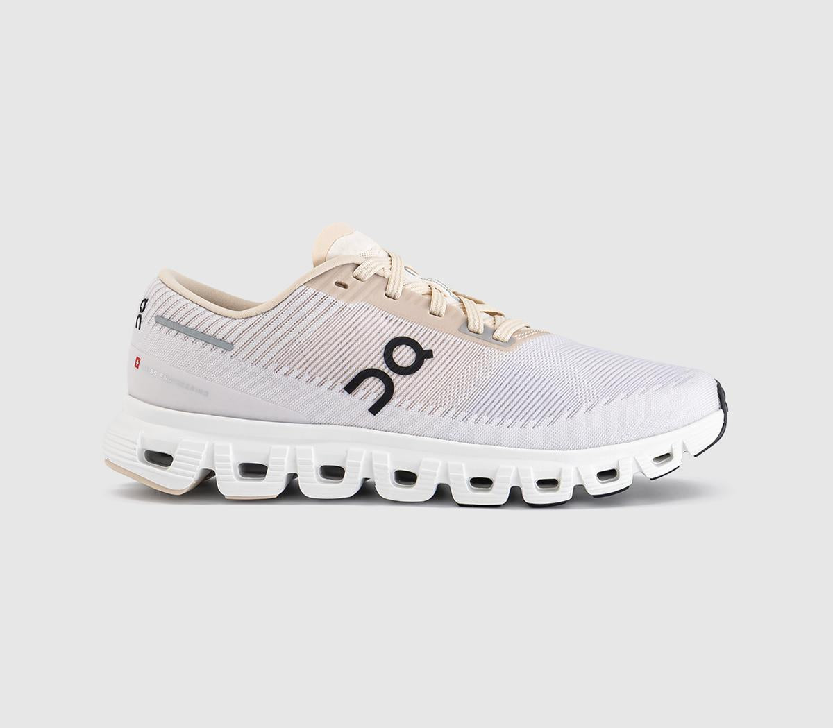 ON Cloud 6 Push Trainers Sand Wolf F UK Size 5