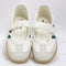 adidas Samba Jane Ballet Trainers Offwhite Collegiate Green Gold Metallic UK Size 7.5