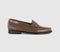 Womens G.H Bass & Co Weejun Penny Loafers Brown Patent