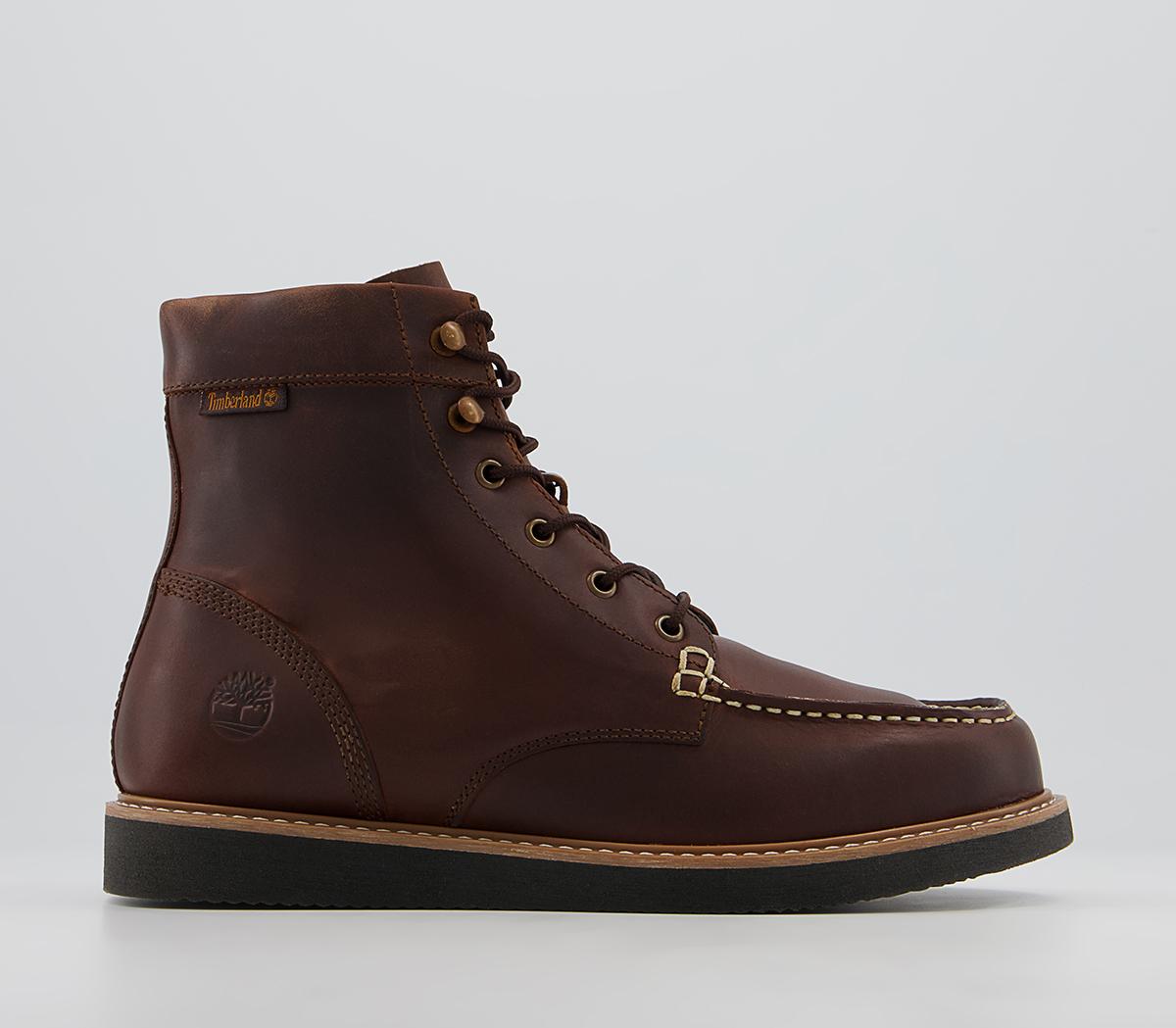 Odd Sizes - Mens Timberland Newmarket II RUGGed Tall Boots Rust Full Grain - UK Sizes Right 7.5/Left 8.5