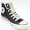 Converse All Star Hi Trainers Black Egret Cherry Balm UK Size 5