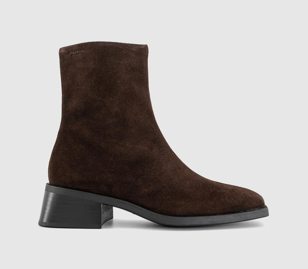 Womens Vagabond Shoemakers Blanca Ankle Boots Java Suede