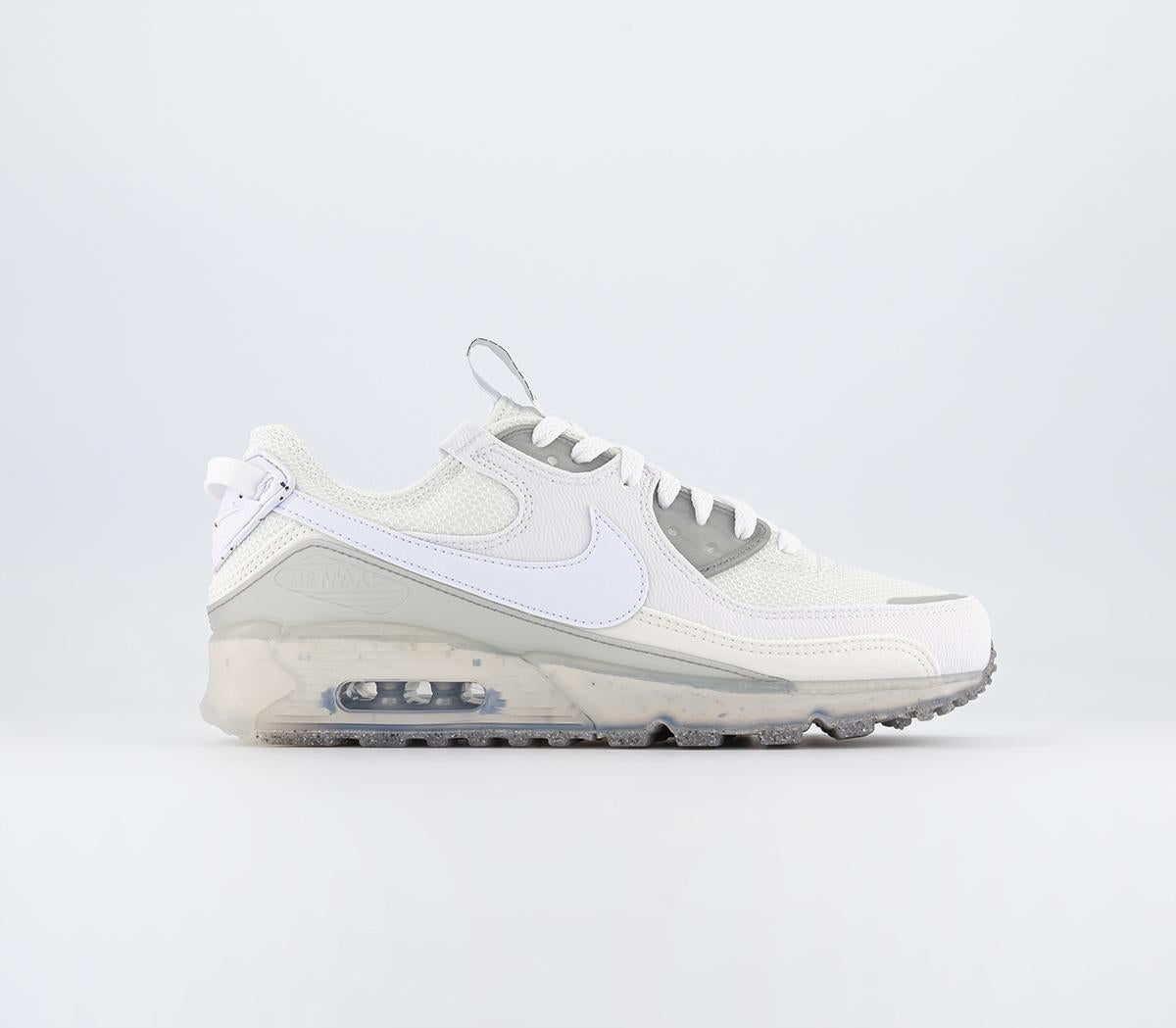 Odd Sizes - Nike Air Max Terracsape 90 White White  - UK Sizes Right 8/Left 7