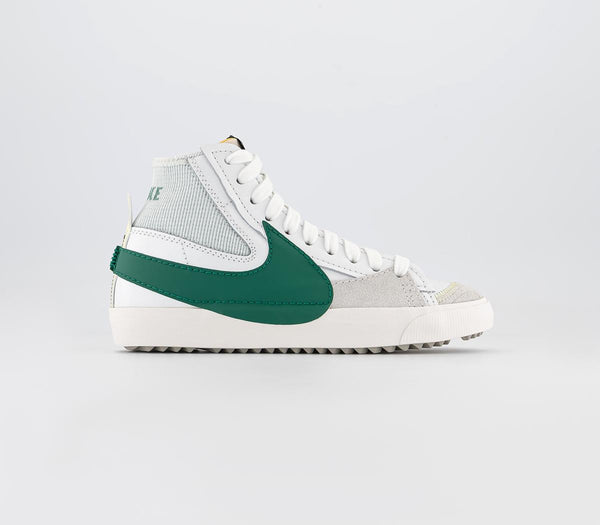 Nike Blazer Mid 77 Jumbo Trainers Summit White Malachite Blackened Blue