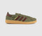 adidas Handball Spezial Trainers Focus Olive Fox Brown Gum UK Size 8