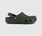 Mens Crocs Classic Clogs Field Green