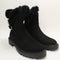 Womens EARTHADDICT Akka Fur Cuff Ankle Boots Black UK Size 6