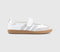 adidas Samba Jane Ballet Trainers White Silver Metallic Gum UK Size 6