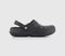 Womens Crocs Classic Lined Clogs Black