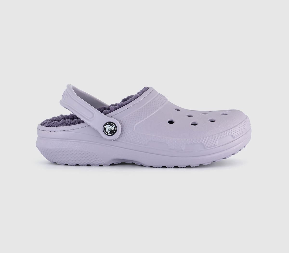 Womens Crocs Classic Lined Croc Mauve Mist