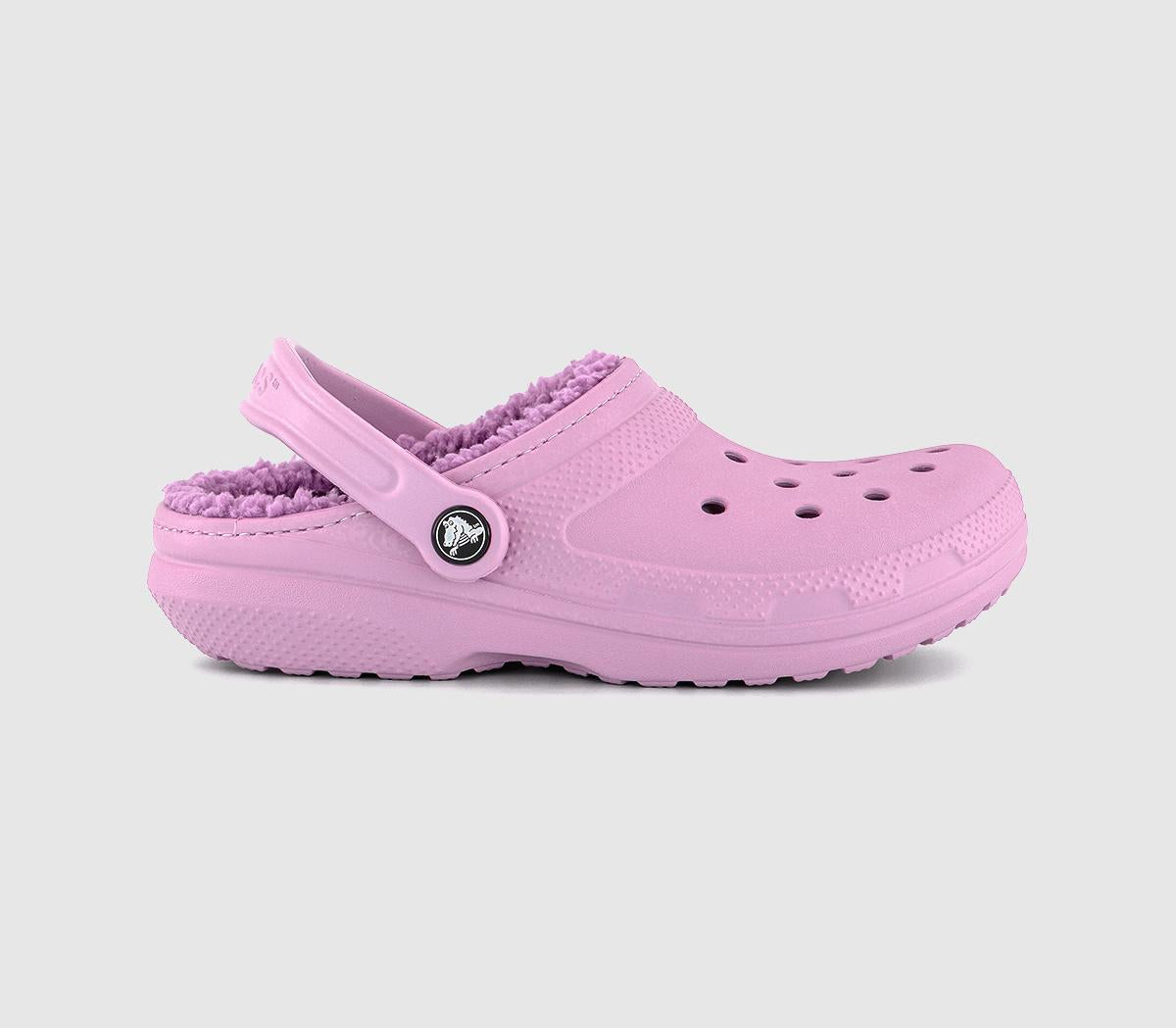 Womens Crocs Classic Lined Clogs Hydrangea