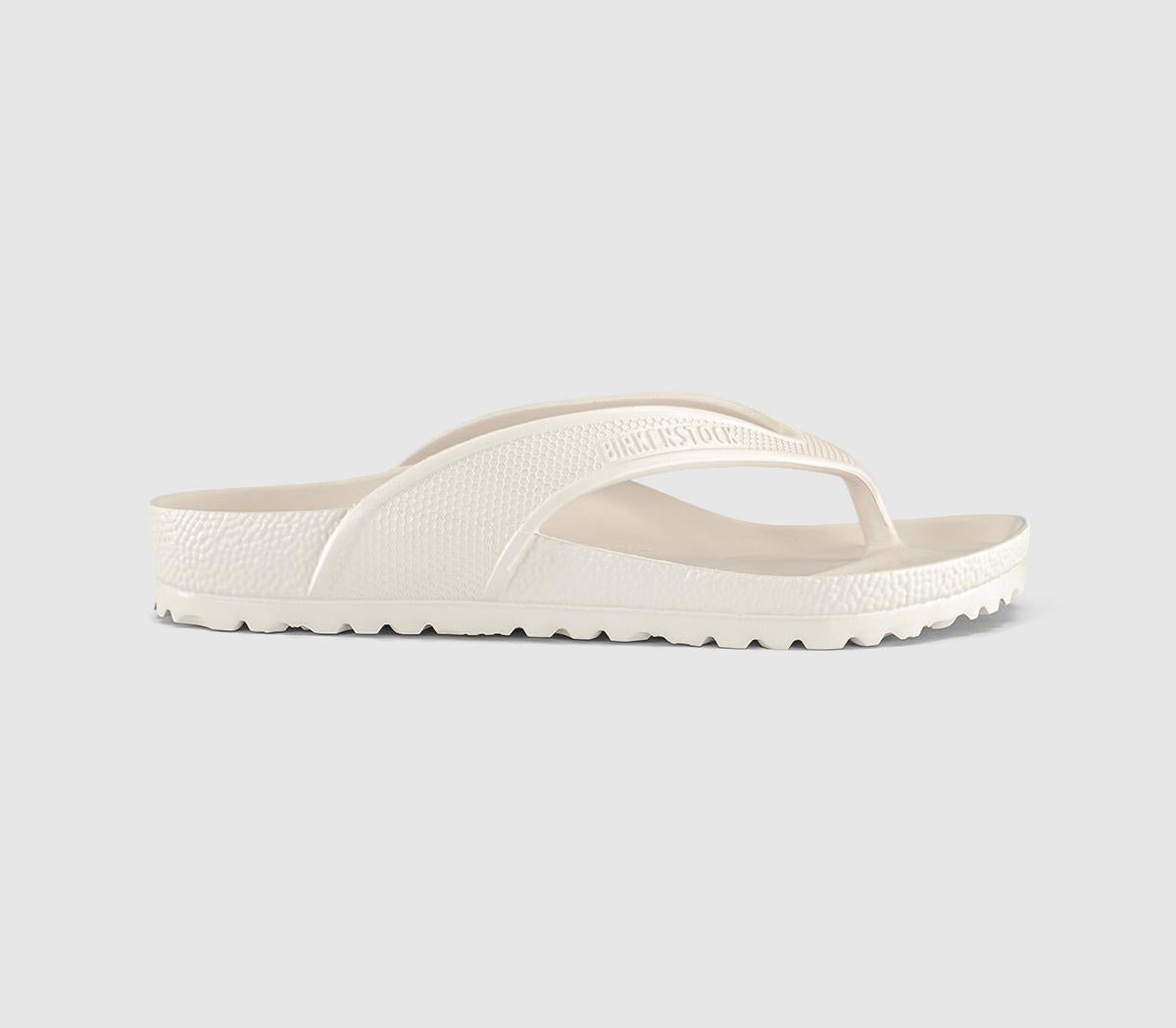 Womens BIRKENSTOCK Honolulu Toe Thong Sandals Eggshell Eva