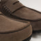 Womens BIRKENSTOCK Naples Wrapped EXQUISITE Loafers Suede Concrete Gray UK Size 7.5 EU41