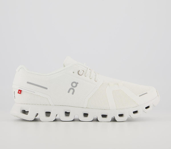 On Running Cloud 5 All White Uk Size 8