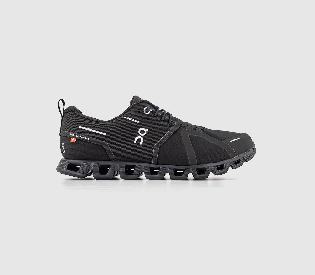 On Running Cloud 5 Trainers Waterproof All Black