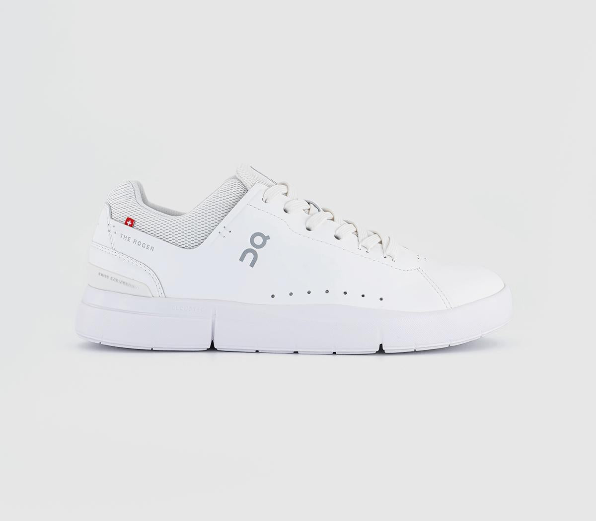 ON The Roger Advantage Trainers White White F UK Size 5