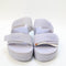 Womens Crocs Brooklyn Buckle Low Wedge Sandals Frosted Purple Moon UK Size 6