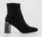 Womens Office Amara Heel Clip Boots Black Uk Size 7