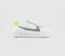 Odd Sizes -  Nike Air Force 1 Plt.Af.Orm White Oil Green Sail Volt - UK Sizes Right 6/Left 7