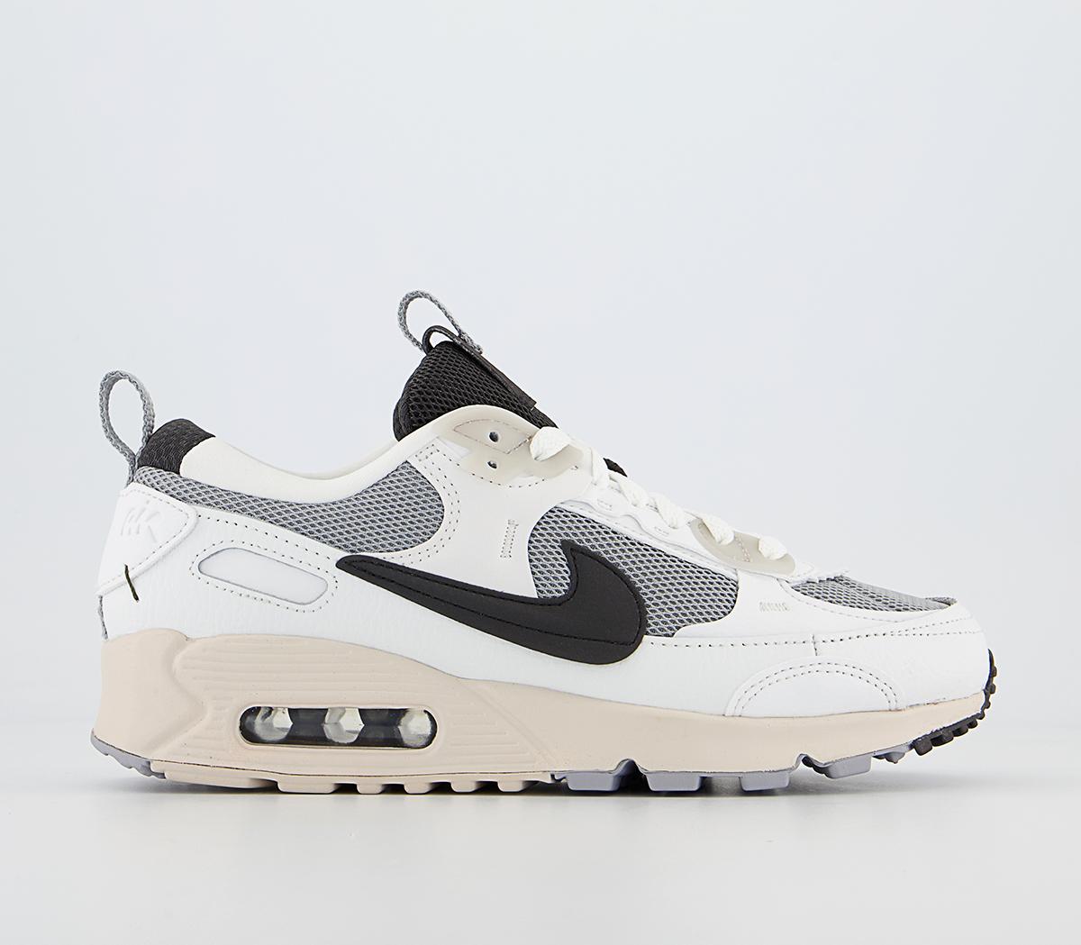 Odd Sizes - Nike Air Max 90 Futura Wolf Grey Medium Ash Summit White - UK Sizes Right 4/Left 5