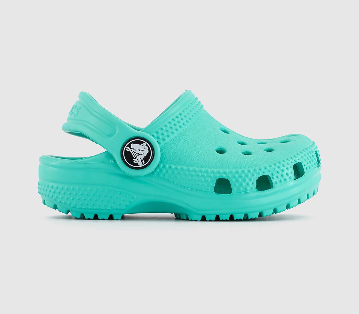 Kids Crocs Classic Toddler Clogs Lagoon