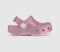 Kids Crocs Classic Clogs Toddler Pink Milk Glitter