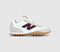 New Balance RC30 Trainers Sea Salt Burgundy