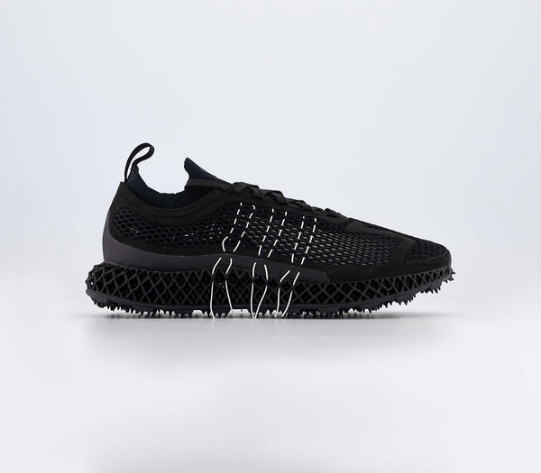adidas Y3 Runner 4D Halo Trainers Black Off White Black